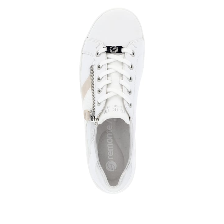 Remonte Artikelnummer D1E00-81 remonte Damen Schnürschuhe blütenweiß-metallic Online Outlet