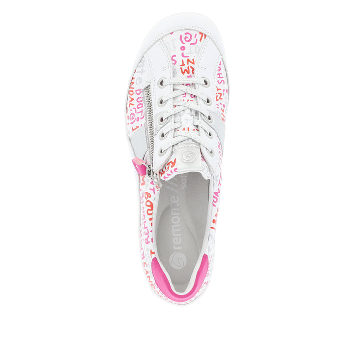 Remonte Artikelnummer R3403-81 remonte Damen Schnürschuhe reinweiß-magenta Sonderangebote