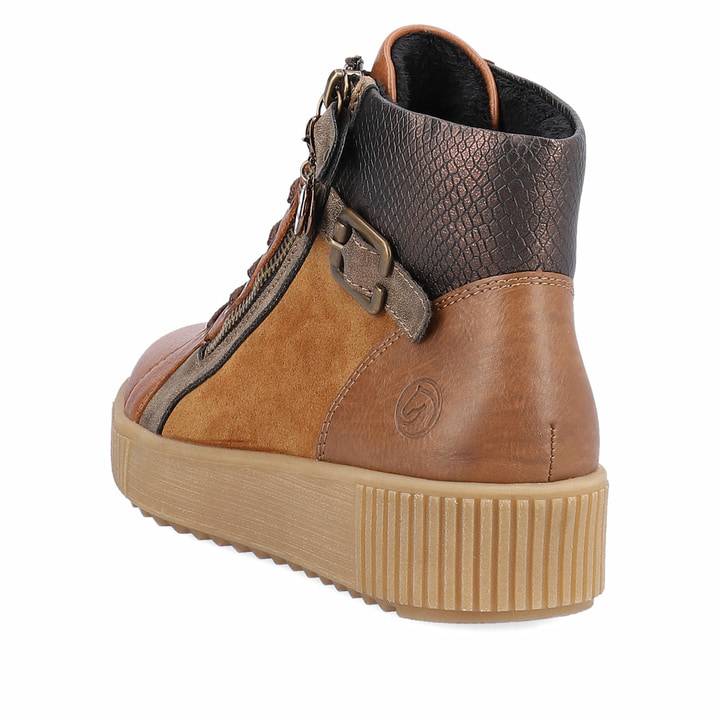 Remonte Artikelnummer R7997-24 remonte Damen Sneaker nougatbraun Super Rabatt
