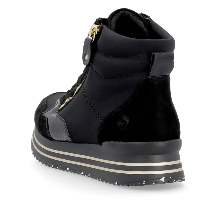 Remonte Artikelnummer D1370-01 remonte Damen Sneaker nachtschwarz 50% Rabatt mit kostenlosem Versand