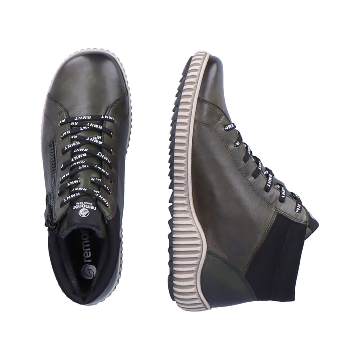 Remonte Artikelnummer R8272-54 remonte Damen Schnürschuhe grünblau Fabrikladen