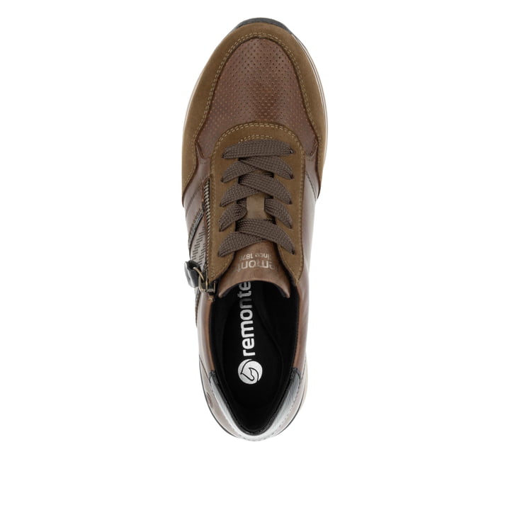 Remonte Artikelnummer D1318-22 remonte Damen Sneaker haselnussbraun Speichern exportieren