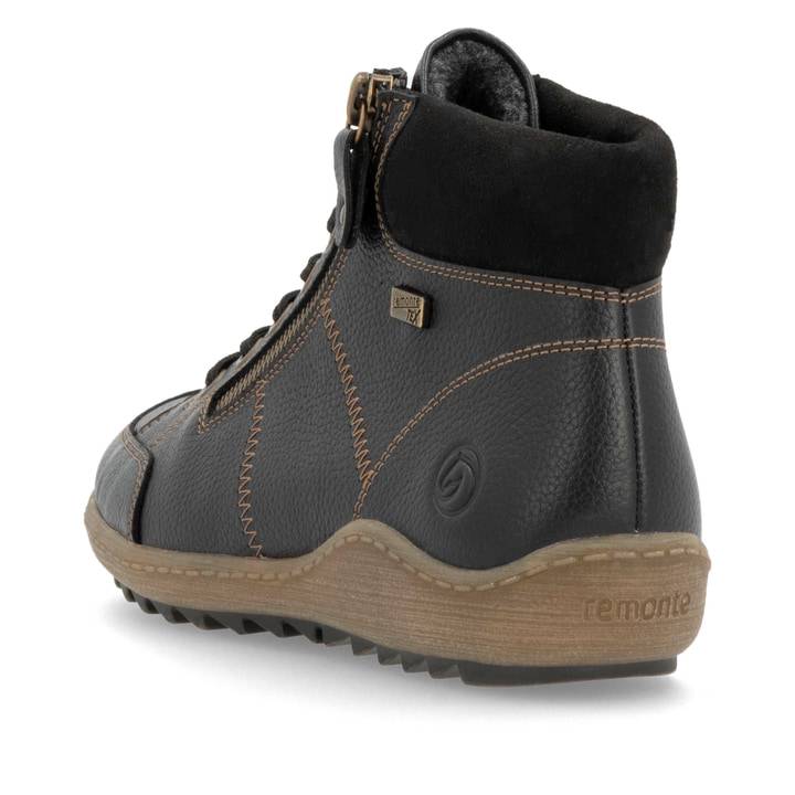 Remonte Artikelnummer R1457-02 remonte Damen Schnürschuhe graphitschwarz Fabrikverkauf