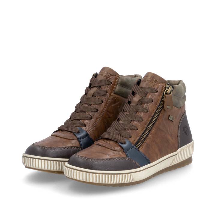 Remonte Artikelnummer D0778-22 remonte Damen Schnürschuhe kaffeebraun Fabrik Onlineshop