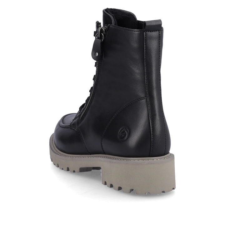 Remonte Artikelnummer D8667-01 remonte Damen Schnürstiefel asphaltschwarz Weihnachtsangebot