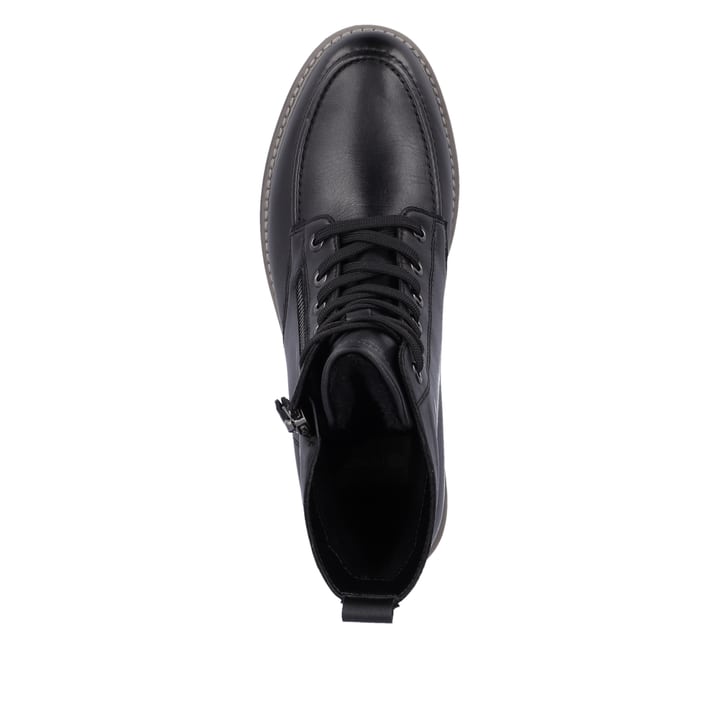 Remonte Artikelnummer D8667-01 remonte Damen Schnürstiefel asphaltschwarz Weihnachtsangebot
