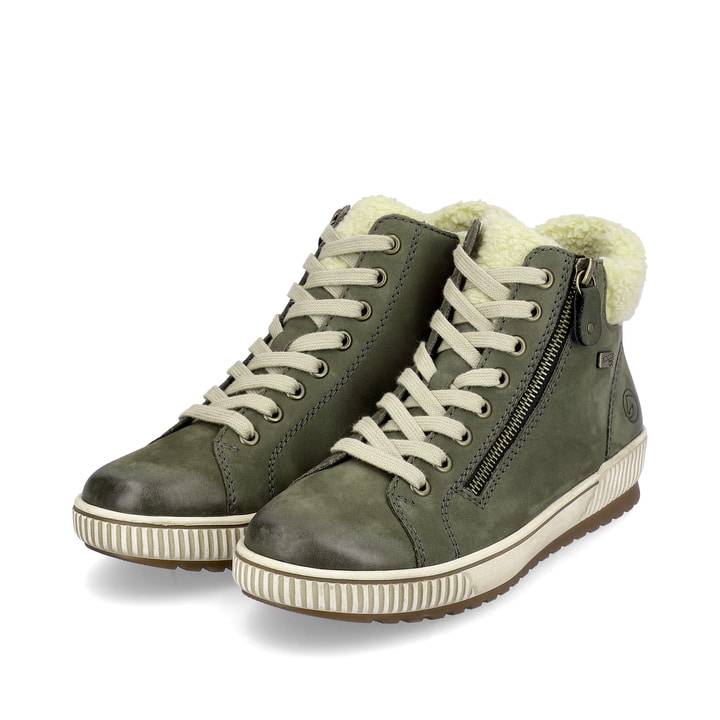 Remonte Artikelnummer D0770-54 remonte Damen Schnürschuhe tannengrün Online Outlet