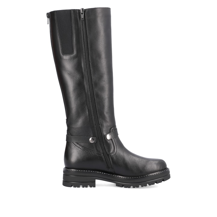 Remonte Artikelnummer D2282-01 remonte Damen Hochschaftstiefel tiefschwarz Blitzangebot