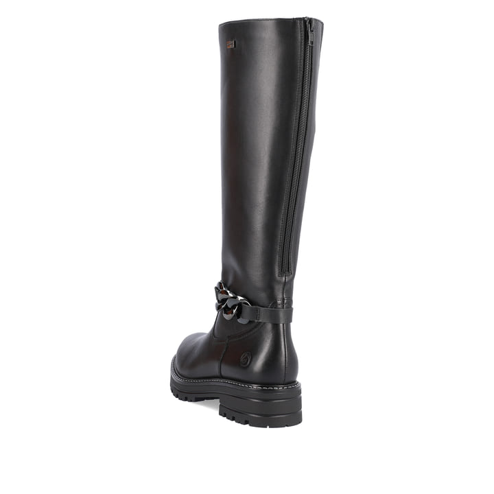Remonte Artikelnummer D2282-01 remonte Damen Hochschaftstiefel tiefschwarz Blitzangebot