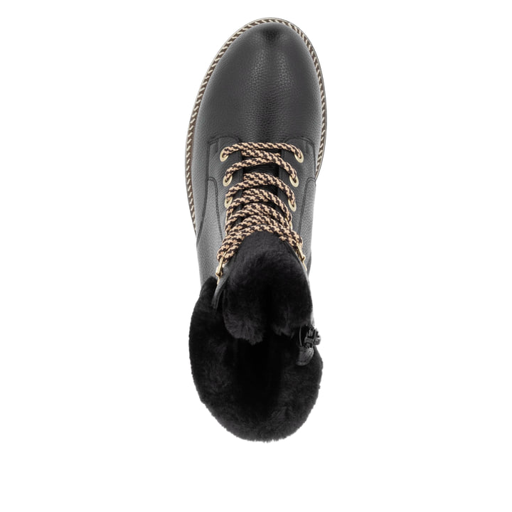 Remonte Artikelnummer D8481-02 remonte Damen Schnürstiefel tiefschwarz Räumungsverkauf