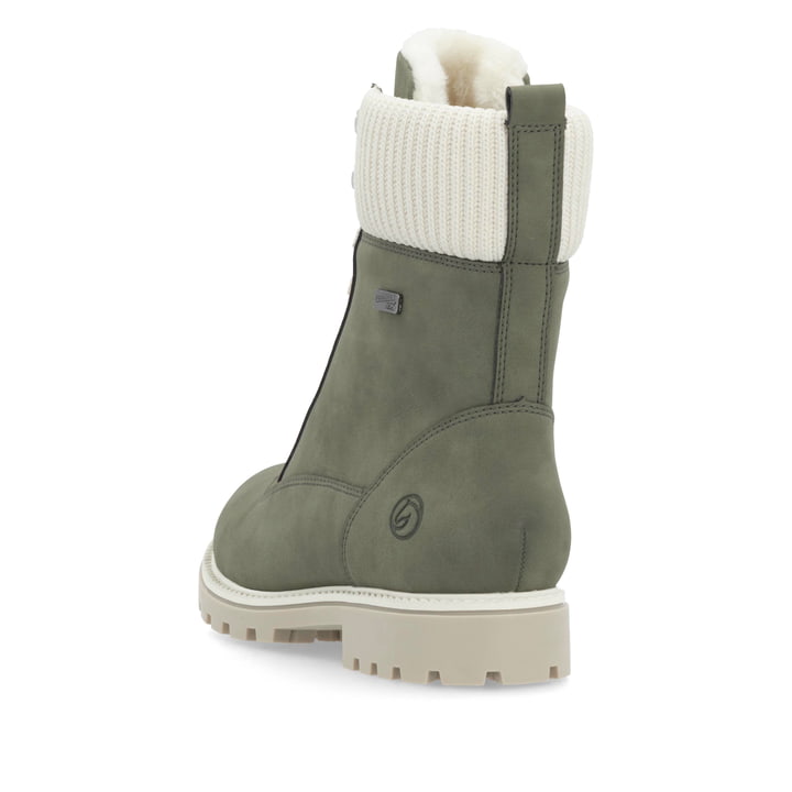 Remonte Artikelnummer D8482-54 remonte Damen Schnürstiefel khaki-vanilleweiß Tiefpreis