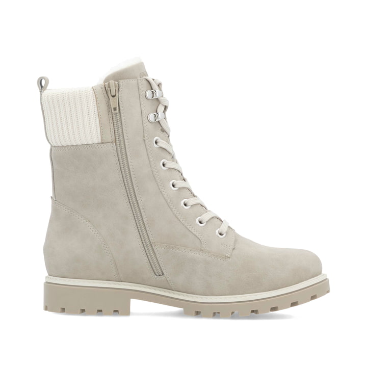 Remonte Artikelnummer D8482-40 remonte Damen Schnürstiefel graubeige-weiss Bis zu 65% Rabatt