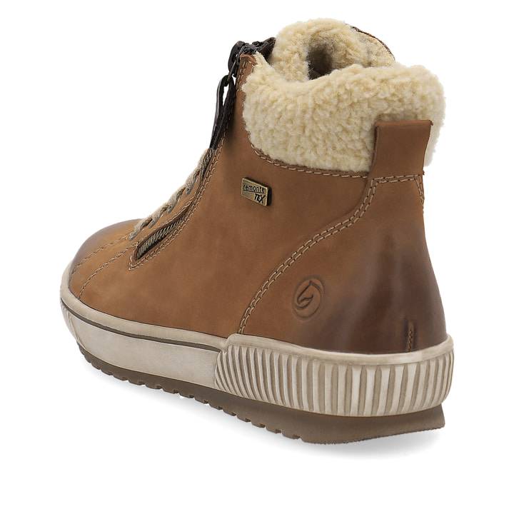Remonte Artikelnummer D0770-22 remonte Damen Schnürschuhe karamellbraun Sonderangebot der Fabrik