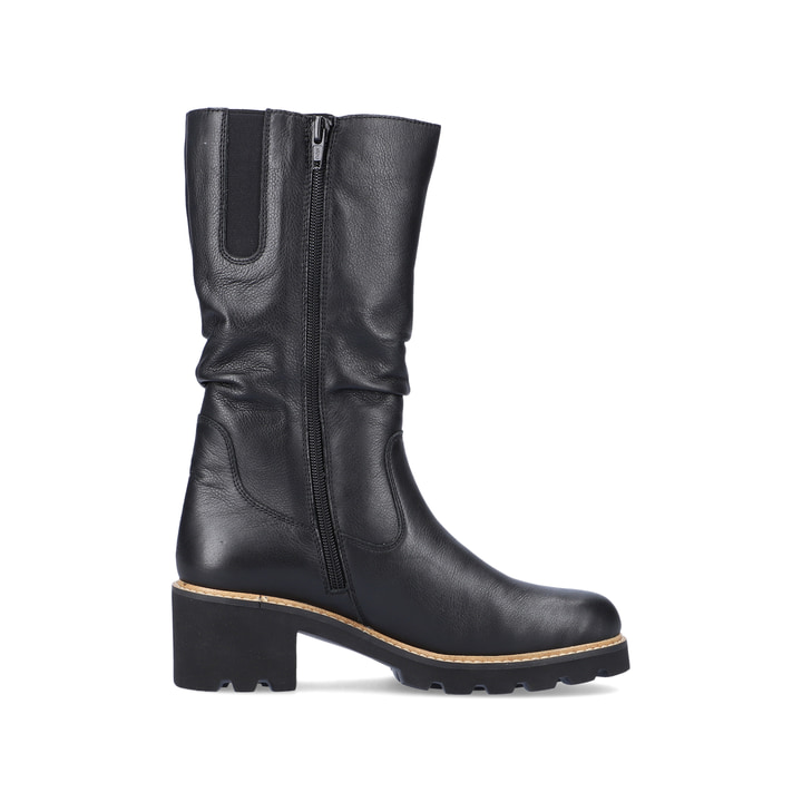 Remonte Artikelnummer D0A75-00 remonte Damen Hochschaftstiefel glanzschwarz Nur noch ein Tag übrig
