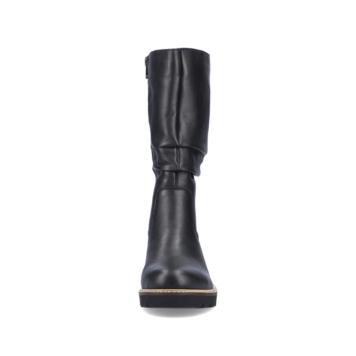 Remonte Artikelnummer D0A75-00 remonte Damen Hochschaftstiefel glanzschwarz Nur noch ein Tag übrig