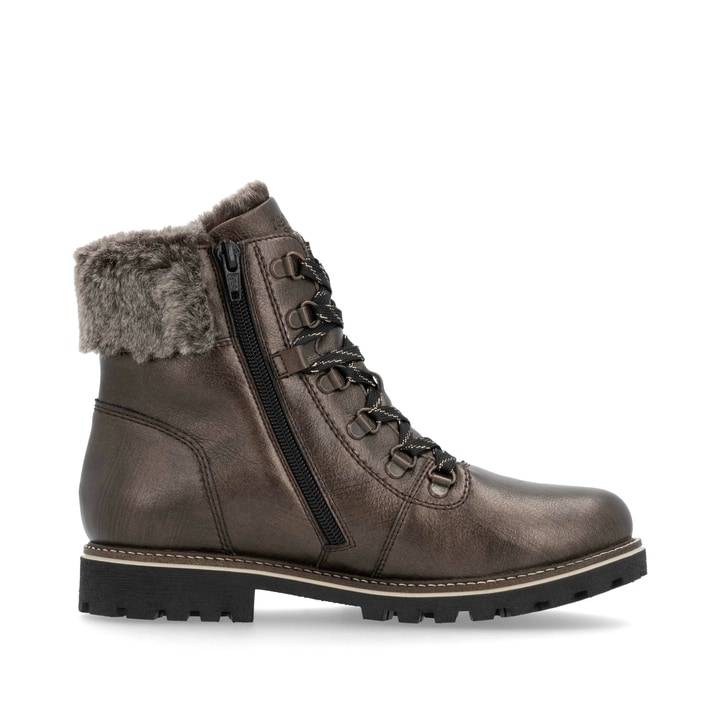 Remonte Artikelnummer D8483-25 remonte Damen Schnürstiefel metallicbraun Super Rabatt