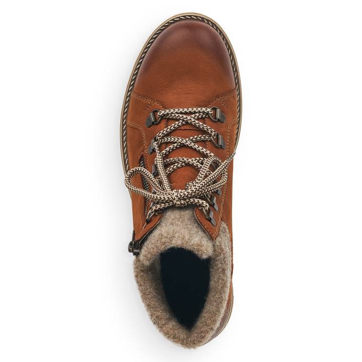 Remonte Artikelnummer D7478-22 remonte Damen Schnürstiefel nougatbraun-graubeige 50% Rabatt mit kostenlosem Versand