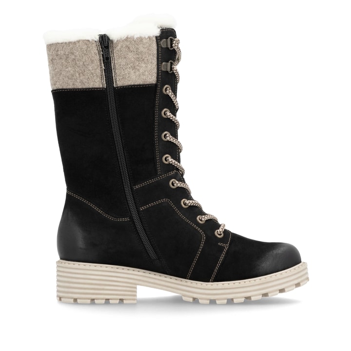 Remonte Artikelnummer D0W72-03 remonte Damen Hochschaftstiefel tiefschwarz Kostenloser Versand international