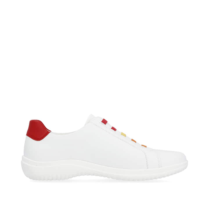 Remonte Artikelnummer D1E02-80 remonte Damen Schnürschuhe lilienweiß-kirschrot Fabrikladen