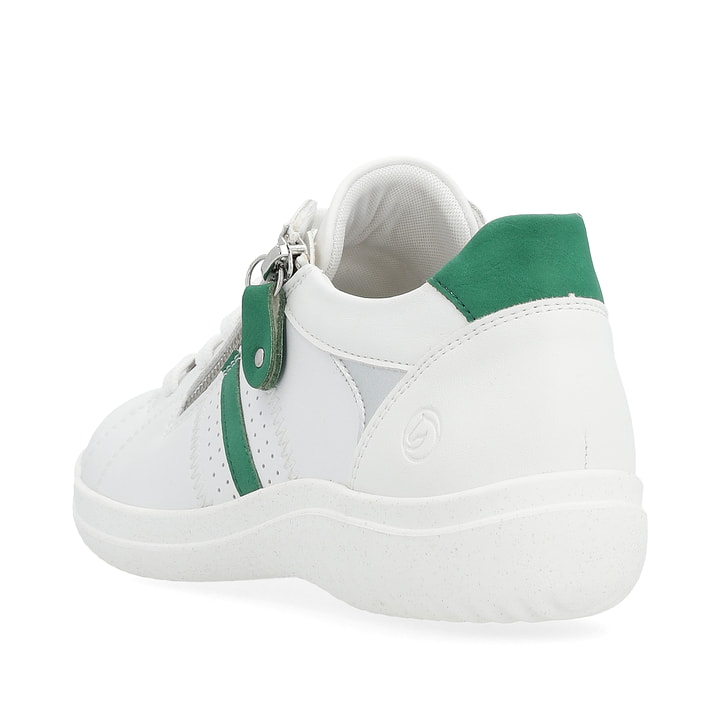 Remonte Artikelnummer D1E01-80 remonte Damen Schnürschuhe reinweiß-smaragdgrün Black Friday Preise