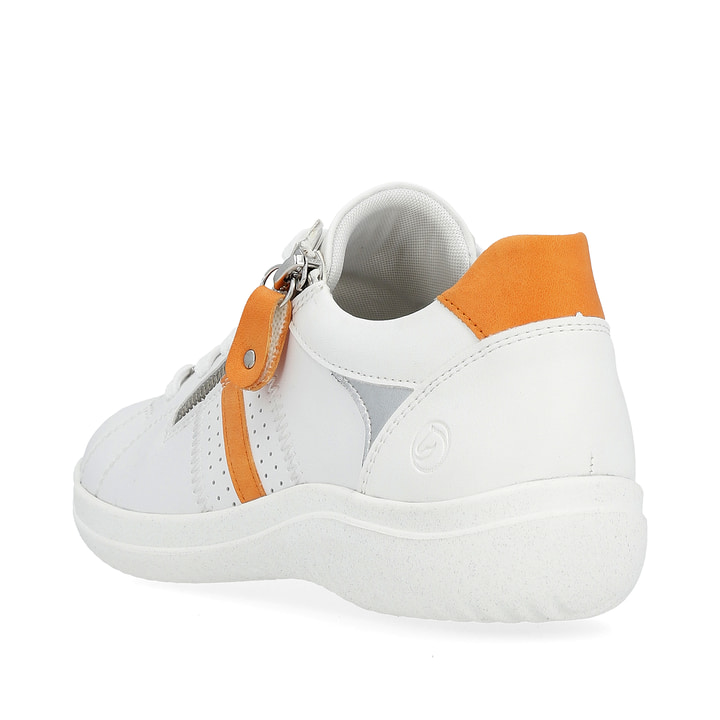Remonte Artikelnummer D1E01-81 remonte Damen Schnürschuhe reinweiß-glutorange zollfrei