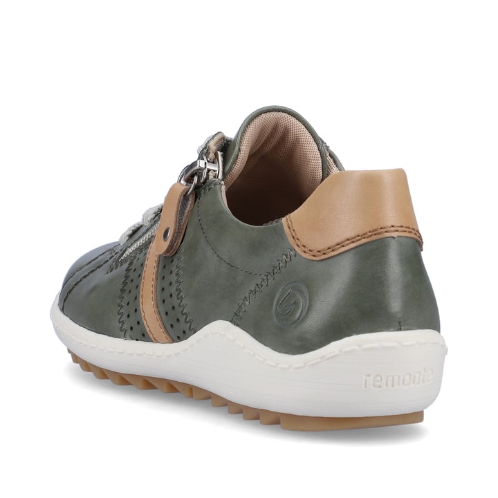 Remonte Artikelnummer R1432-52 remonte Damen Schnürschuhe schilfgrün-nougat Rabatte dieses Monats