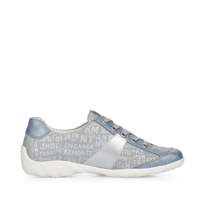 Remonte Artikelnummer R3403-14 remonte Damen Schnürschuhe himmelblau-metallic Kostenloser Versand