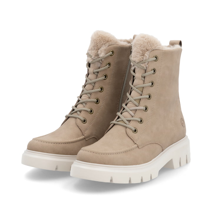 Remonte Artikelnummer D1W75-20 remonte Damen Schnürstiefel lehmbeige Großer Ausverkauf