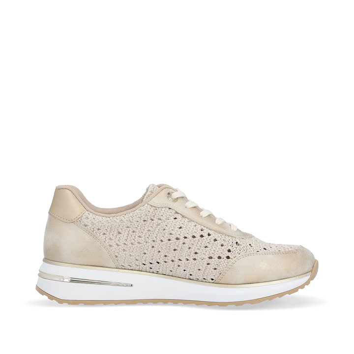 Remonte Artikelnummer D1G04-60 remonte Damen Sneaker beige-metallic Saisonschlussverkauf