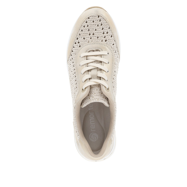 Remonte Artikelnummer D1G04-60 remonte Damen Sneaker beige-metallic Saisonschlussverkauf
