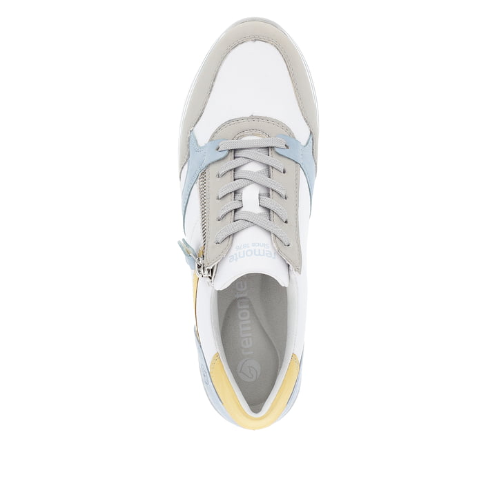 Remonte Artikelnummer D1323-81 remonte Damen Sneaker weiß-grau-blau Osterangebot