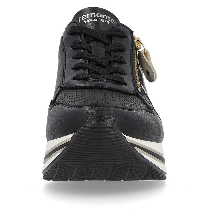 Remonte Artikelnummer D1318-01 remonte Damen Sneaker mattschwarz-gold Muttertagsangebot