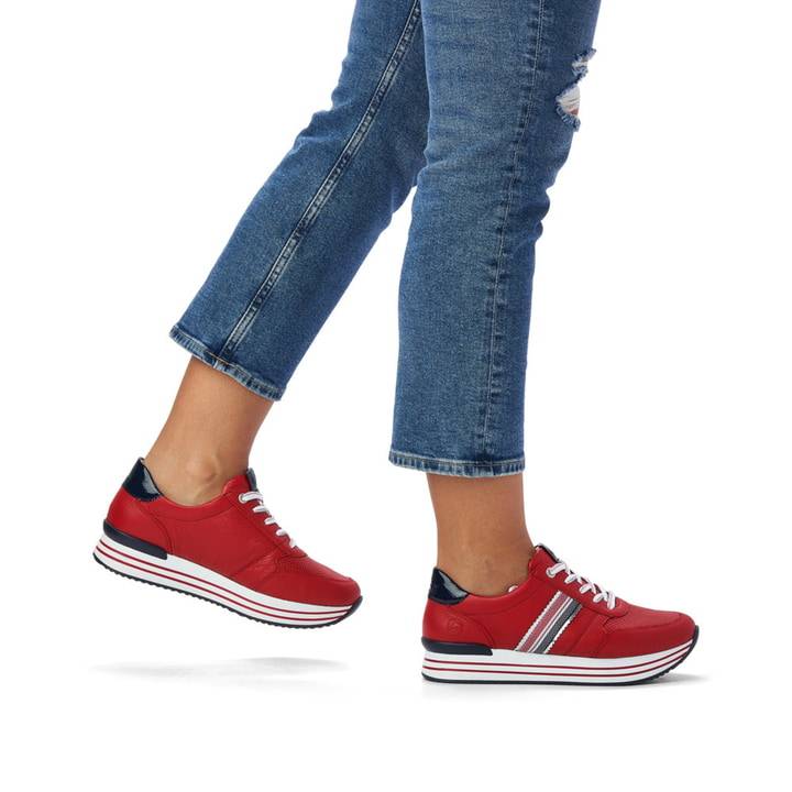 Remonte Artikelnummer D1305-34 remonte Damen Sneaker erdbeerrot Heißer Verkauf
