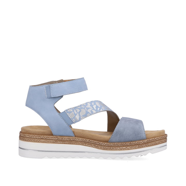 Remonte Artikelnummer D0Q53-10 remonte Damen Riemchensandalen pastellblau-metallic Große Rabatte