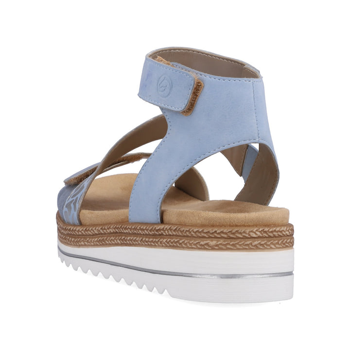 Remonte Artikelnummer D0Q53-10 remonte Damen Riemchensandalen pastellblau-metallic Große Rabatte