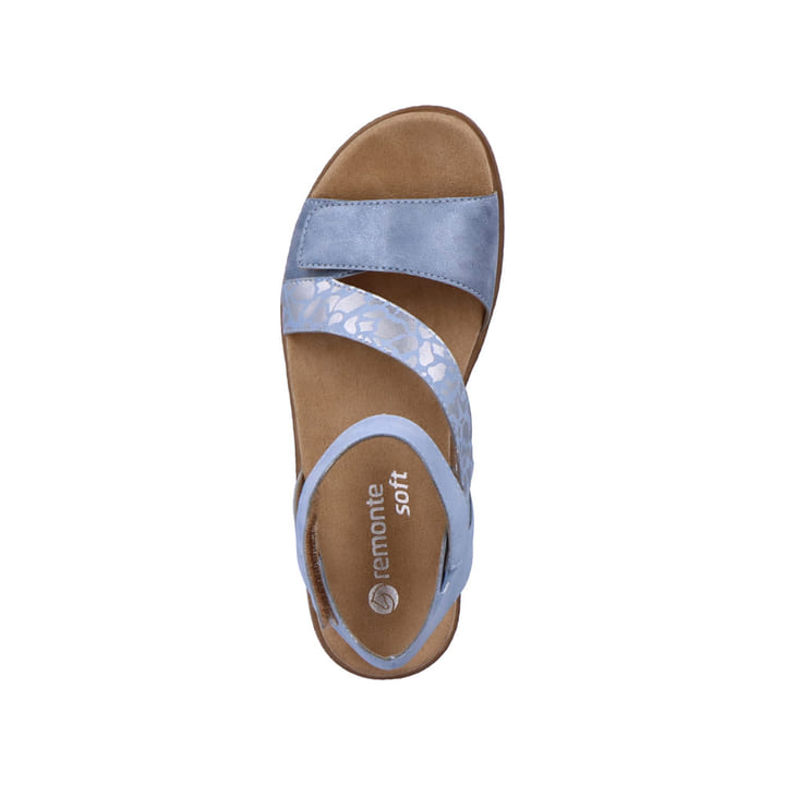 Remonte Artikelnummer D0Q53-10 remonte Damen Riemchensandalen pastellblau-metallic Große Rabatte