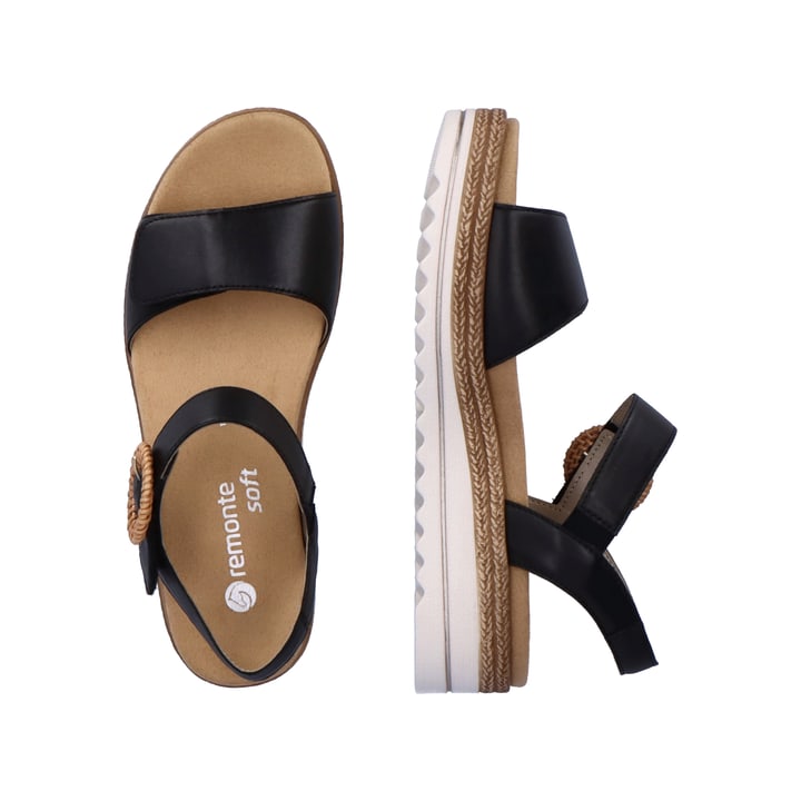 Remonte Artikelnummer D0Q52-00 remonte Damen Riemchensandalen graphitschwarz Saisonale Angebote