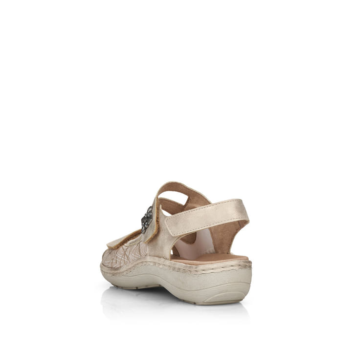Remonte Artikelnummer D7647-94 remonte Damen Riemchensandalen hellbeige-metallic Räumungsverkauf