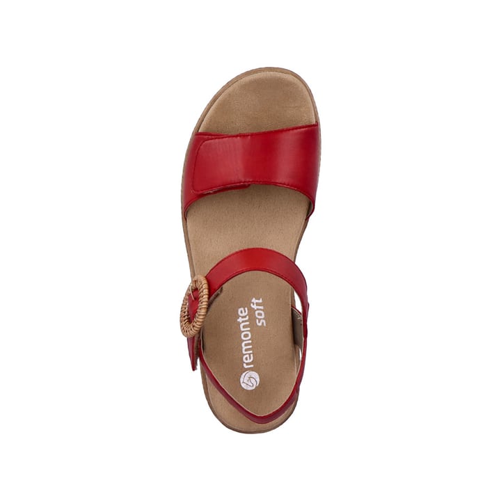 Remonte Artikelnummer D0Q52-33 remonte Damen Riemchensandalen rubinrot Tiefpreis