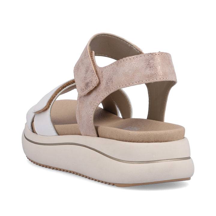Remonte Artikelnummer D0L52-31 remonte Damen Riemchensandalen rosa-metallic-altweiß Super Sparpreis