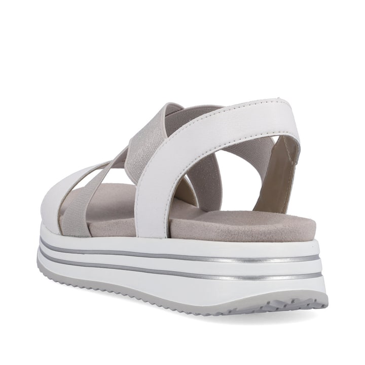 Remonte Artikelnummer R2954-80 remonte Damen Riemchensandalen edelweiß-mondgrau Bis zu 50% Rabatt