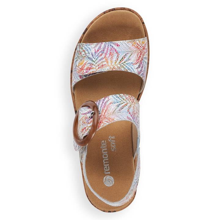 Remonte Artikelnummer R6853-91 remonte Damen Riemchensandalen buntgemustert Sonderangebot der Fabrik