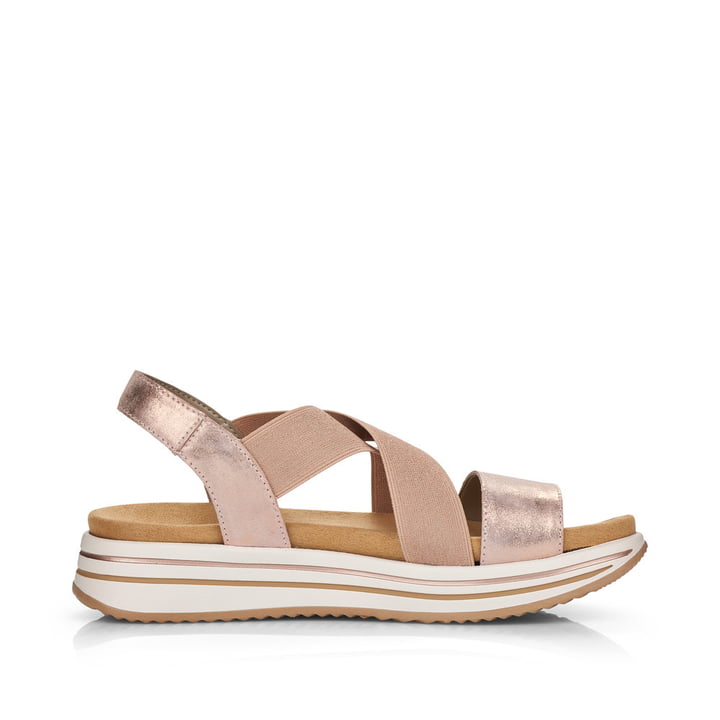Remonte Artikelnummer R2954-31 remonte Damen Riemchensandalen rosa-metallic Vierteljährliche Förderung