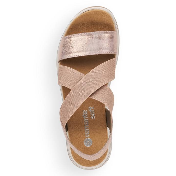 Remonte Artikelnummer R2954-31 remonte Damen Riemchensandalen rosa-metallic Vierteljährliche Förderung