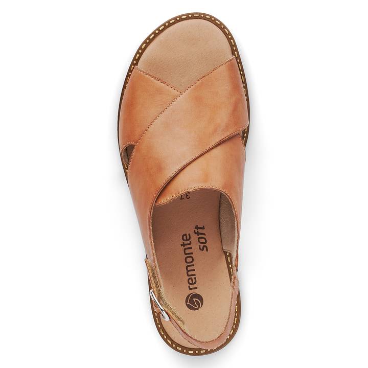 Remonte Artikelnummer D3650-24 remonte Damen Riemchensandalen karamellbraun Discount Store für neue Produkte