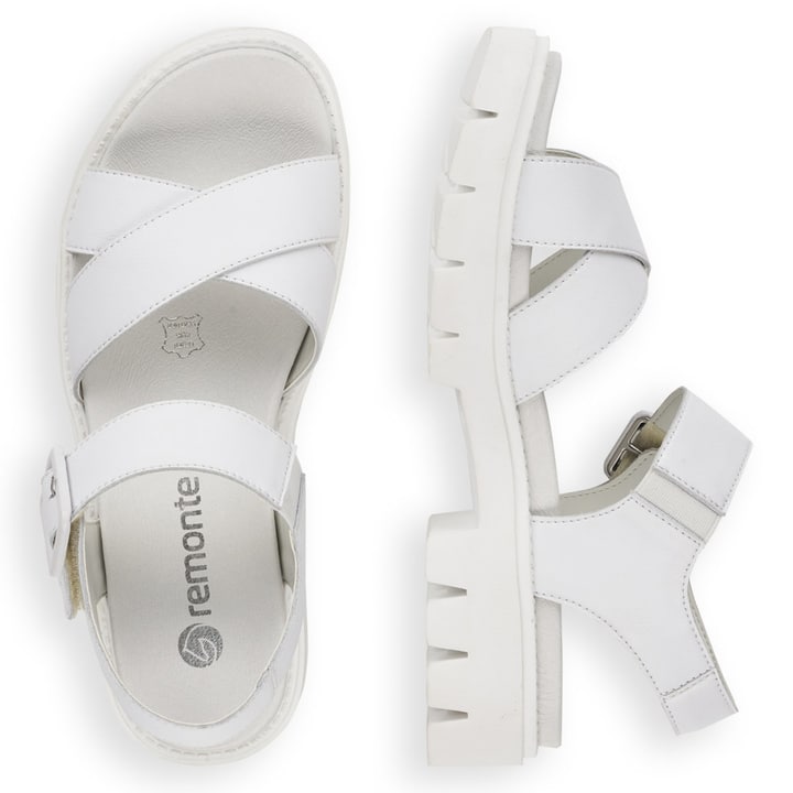 Remonte Artikelnummer D7950-80 remonte Damen Riemchensandalen kristallweiß Super Rabatt