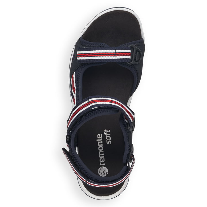 Remonte Artikelnummer R2958-14 remonte Damen Riemchensandalen marineblau 50% Rabatt mit kostenlosem Versand
