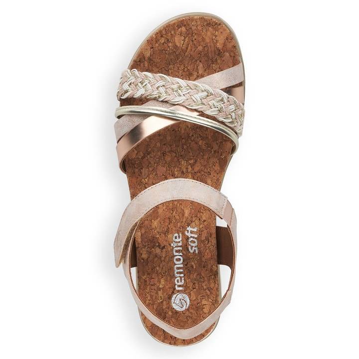 Remonte Artikelnummer D4064-31 remonte Damen Riemchensandalen puderrosa Fabrikladen