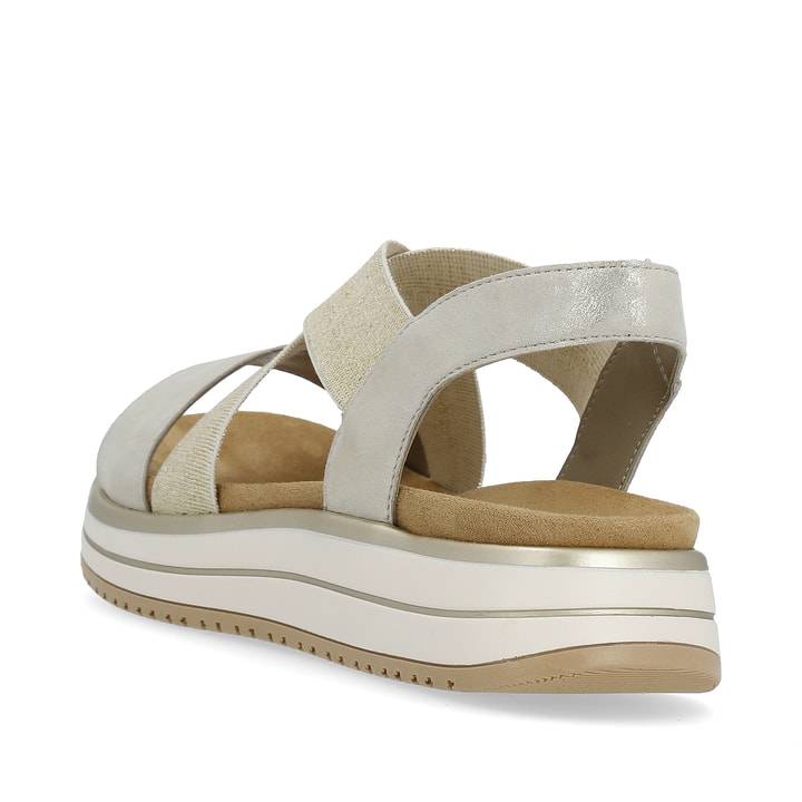 Remonte Artikelnummer D1J50-90 remonte Damen Riemchensandalen gold-silbermetallic Im Verkauf