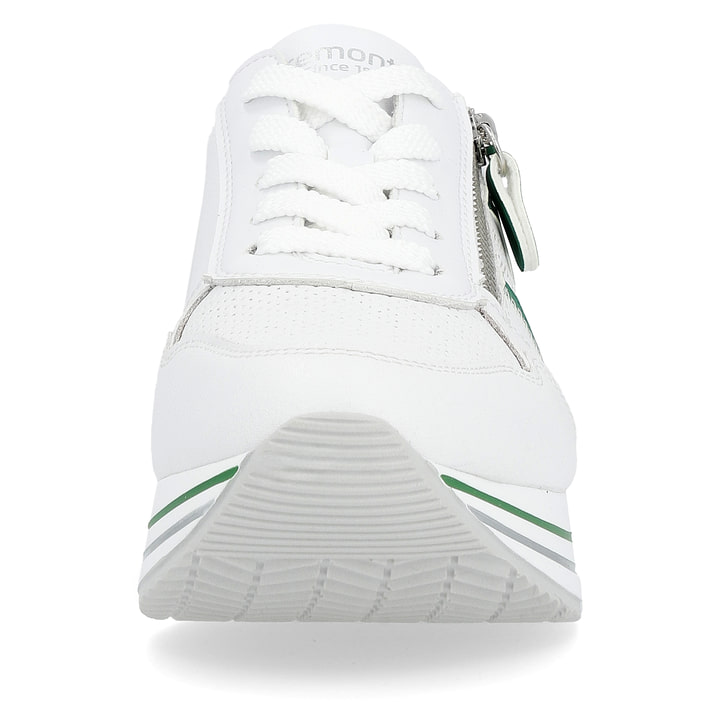 Remonte Artikelnummer D1318-82 remonte Damen Sneaker brilliantweiß-smaragdgrün im Angebot